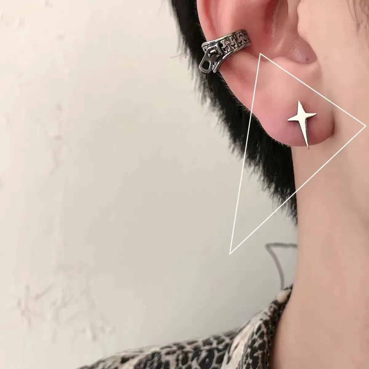 Mens Jewellery Punk Men Women Small Hoop Earrings Hypoallergenic Silver Color Round Stud Earrings Jewelry Pendientes Mujer